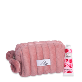 Creme de Mãos Rosas com Nécessaire